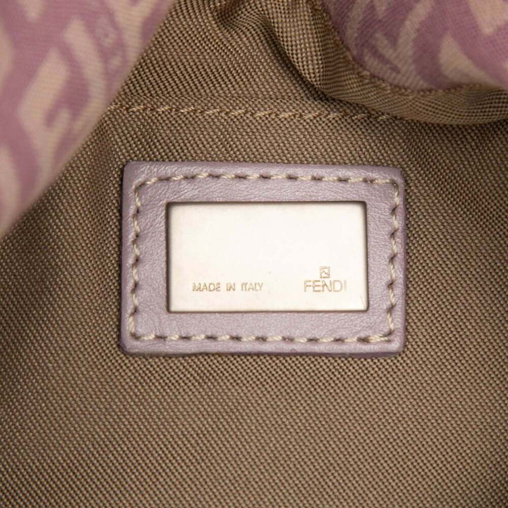 FENDI Purple Leather Shoulder Bag - Picture 7 of 8